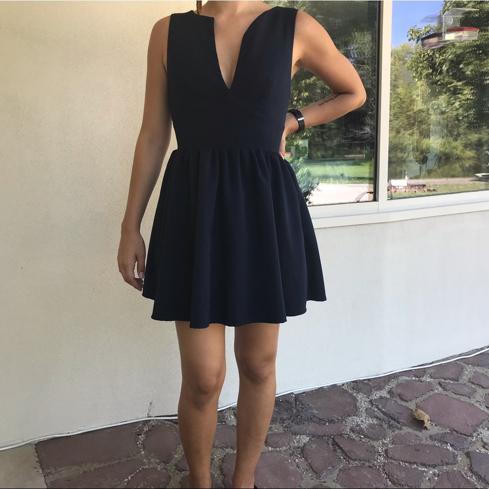 Deep V Akira Chicago Mini Dress